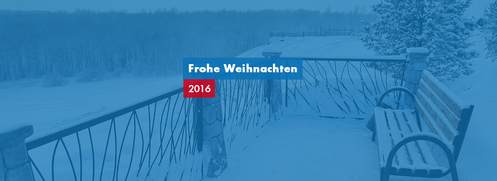 Frohe Weihnachten 2016 wünscht die Edelstahlschlosserei Nappenfeld aus Mühlheim