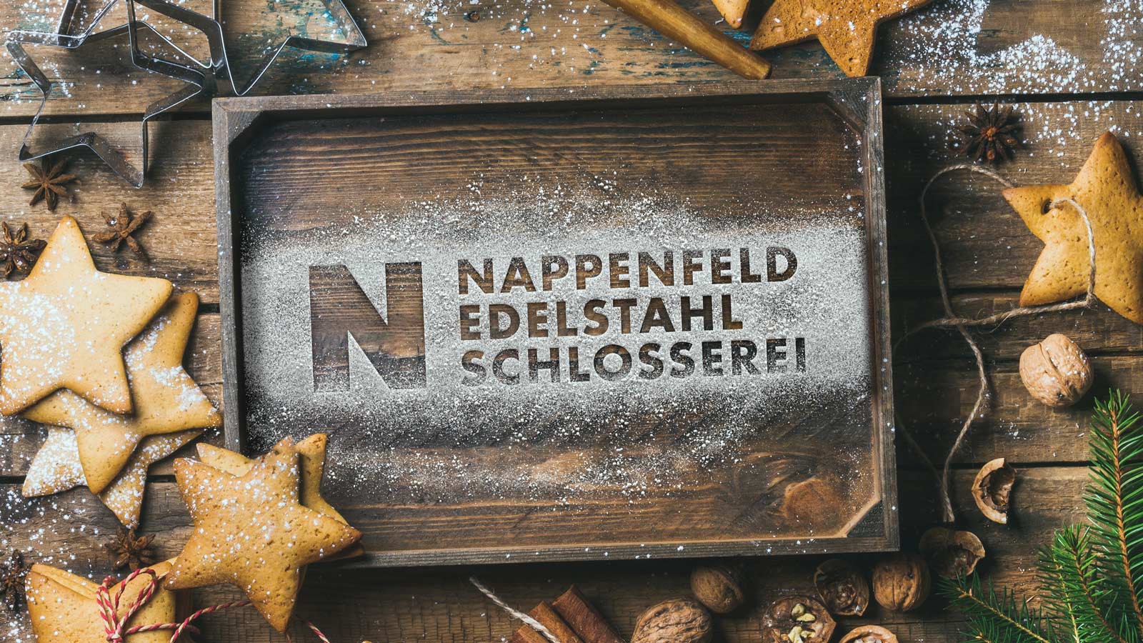 Trotz erschwerten Bedingungen in diesem Jahr wünscht die Edelstahlschlosserei Nappenfeld aus Mühlheim Ihnen ein tolles Weihnachtsfest im Kreis Ihrer Liebsten!