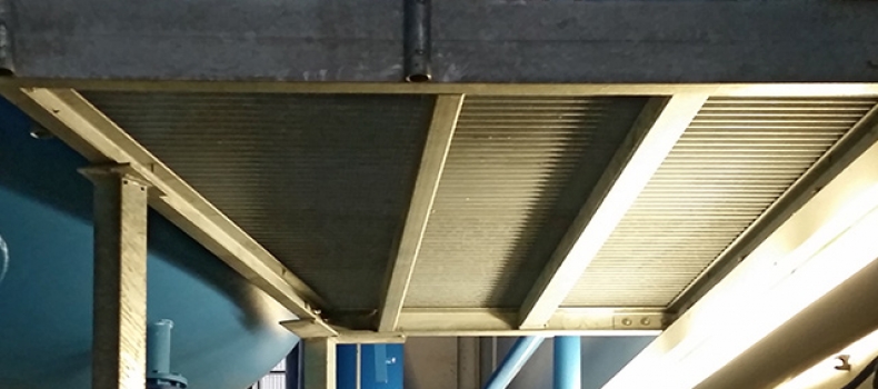Stahlbühne für Wasserwerk