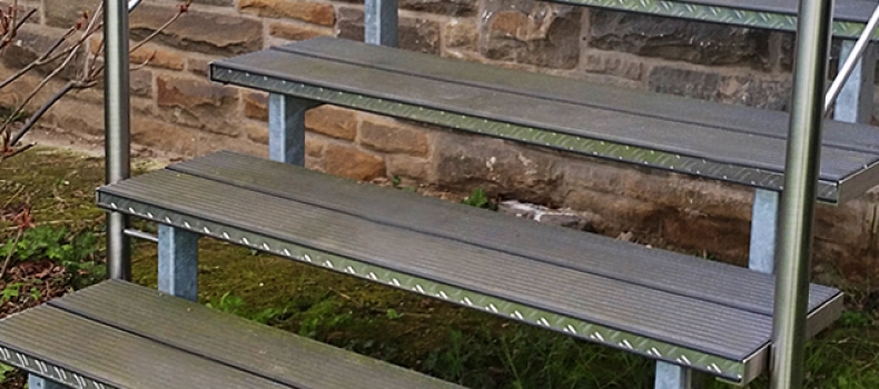 Neue Treppe in Mülheim