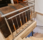 Treppe in Schermbeck saniert von der Edelstahlschlosserei Nappenfeld aus Mühlheim