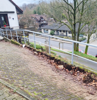 Verzinktes Geländer in Mülheim an der Ruhr