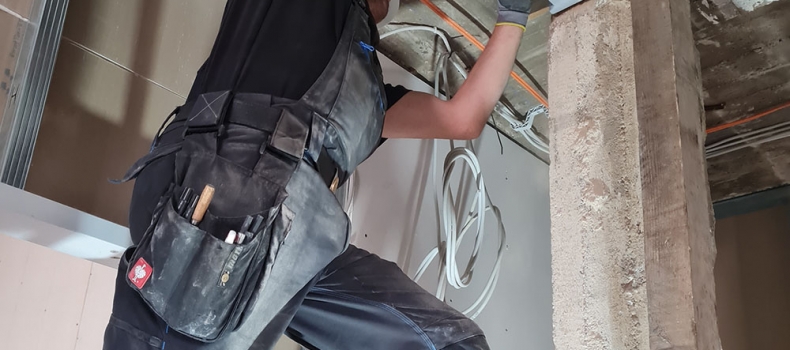 Stahlträger-Montage in Oberhausen – Einsatz auf der 5. Etage