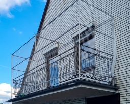 Edelstahl-Netzkonstruktion für Balkon in Mülheim an der Ruhr