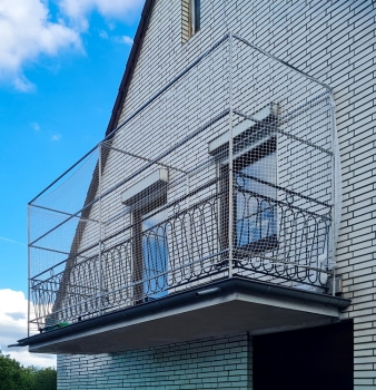 Edelstahl-Netzkonstruktion für Balkon in Mülheim an der Ruhr