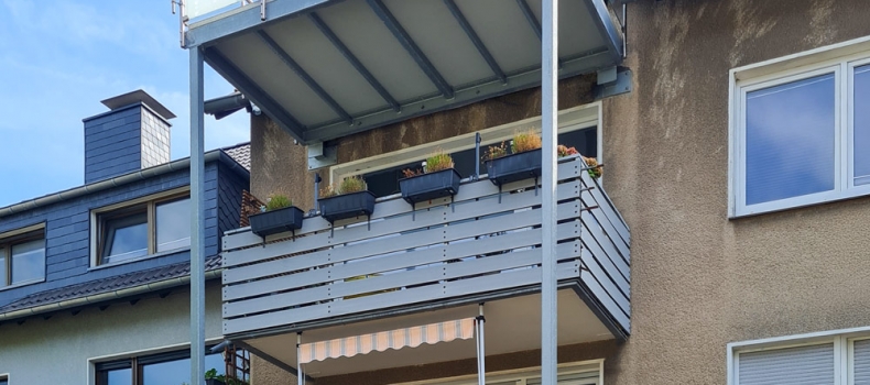 Neuer Balkon für das Dachgeschoss in Essen