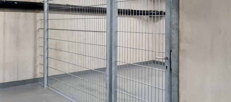 Verzinkte Gitterabtrennung im Keller in Mülheim an der Ruhr