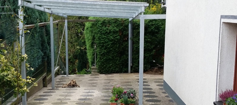 Besonderer Carport