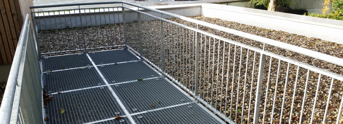 Weitere KITA mit neuer Fluchtwegtreppe Weitere KITA mit neuer Fluchtwegtreppe