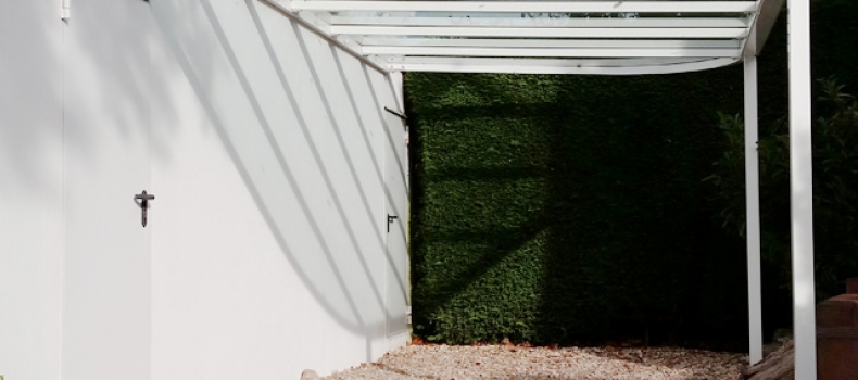Besonderer Carport