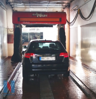 Edelstahlverkleidung für Waschstraße