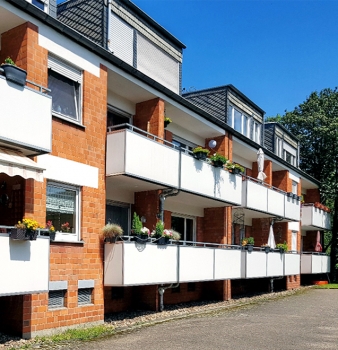 Neue Balkongeländer in Duisburg