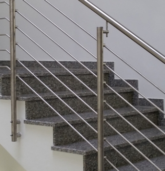Treppengeländer aus Edelstahl