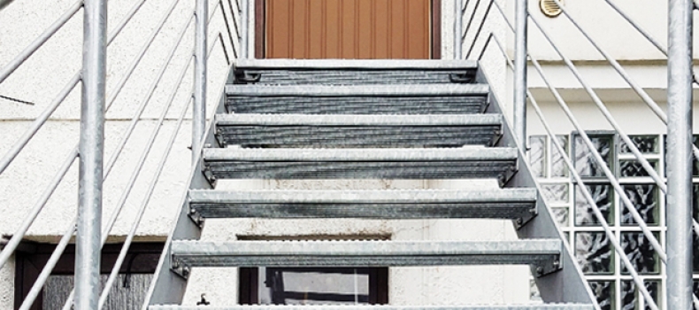 Neue Treppe in Mülheim