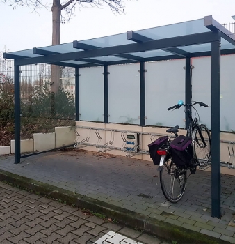 Unterstellplatz für Fahrräder